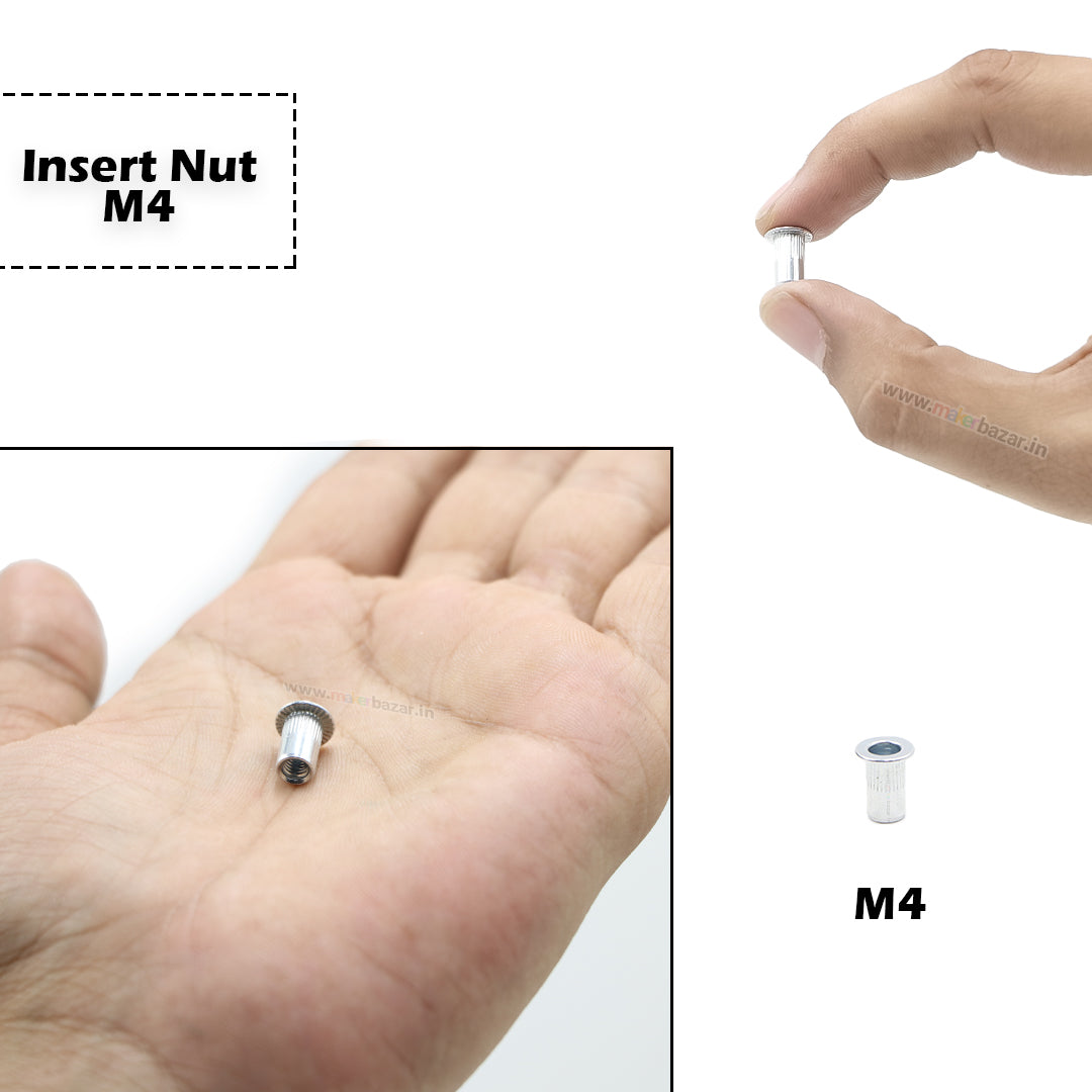 Silver Metal Rivet Insert Nut