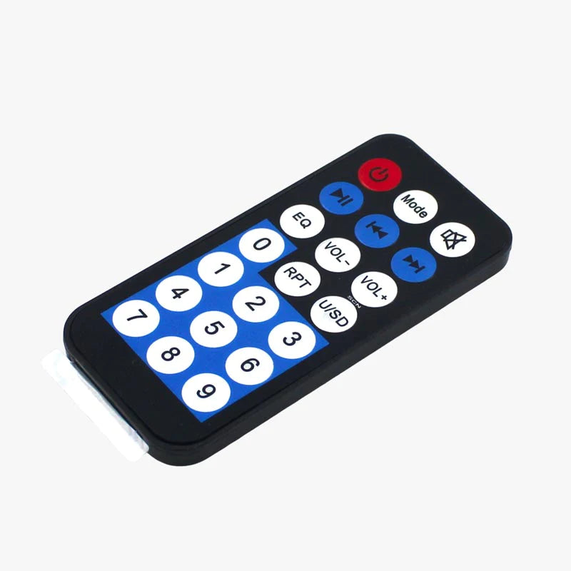 Infrared IR Slim Remote Controller for RC Devices/Audio Player/DIY Projects