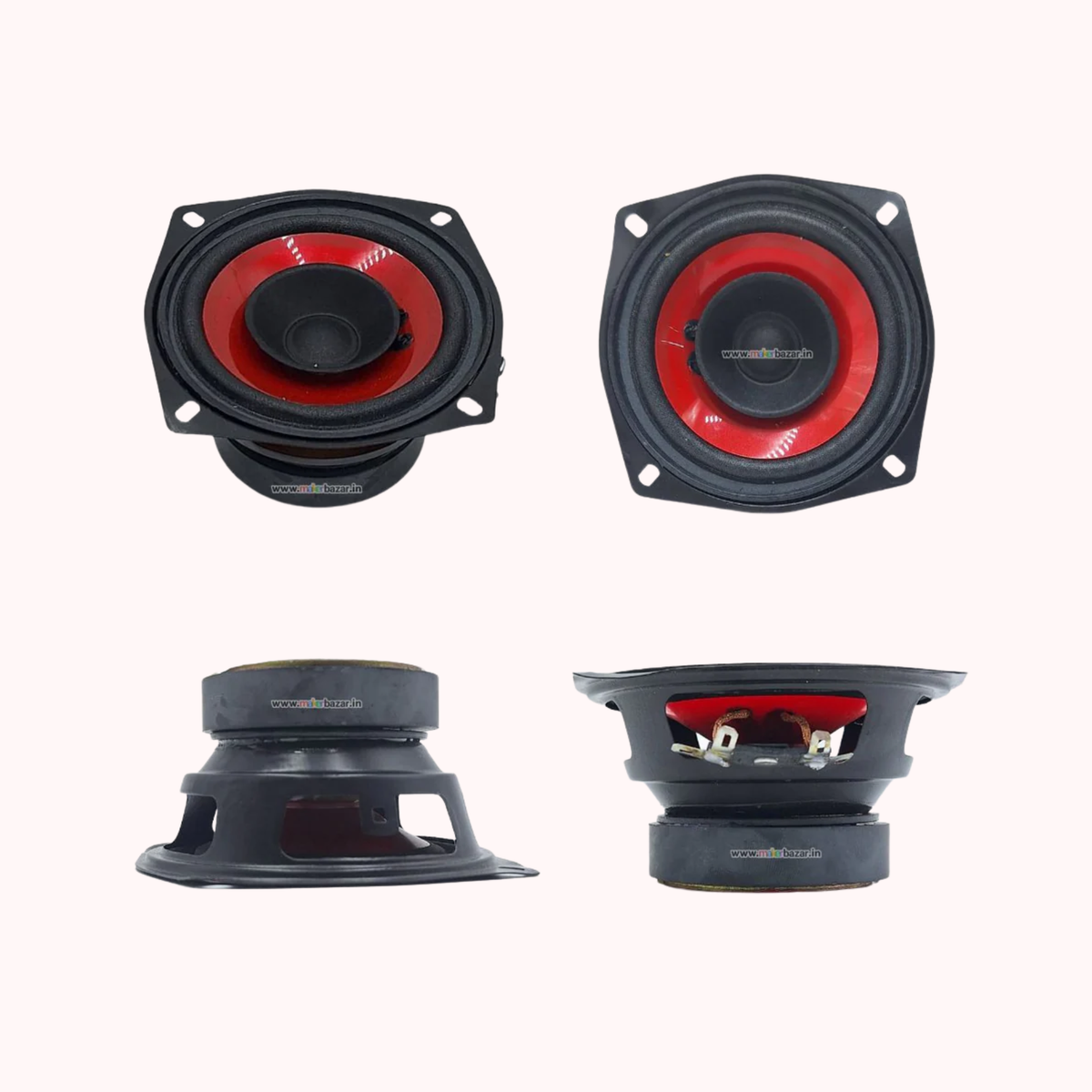 Jenstar: 4/8ohm 4inch Dual Subwoofer 20 Watt