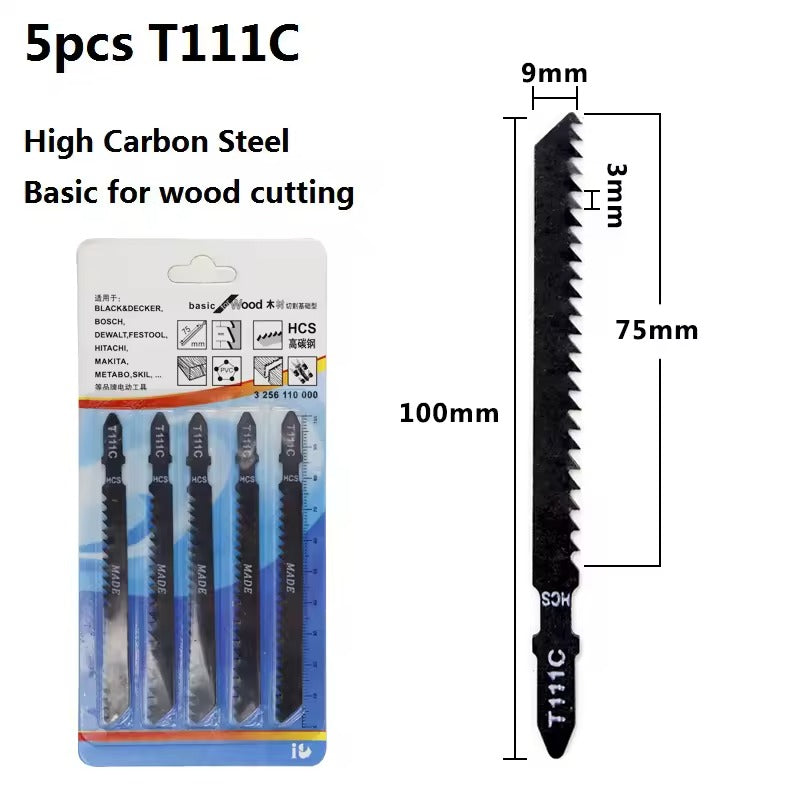 Generic Jigsaw Blades – Multipurpose Cutting Blades for Wood, Metal & Plastic