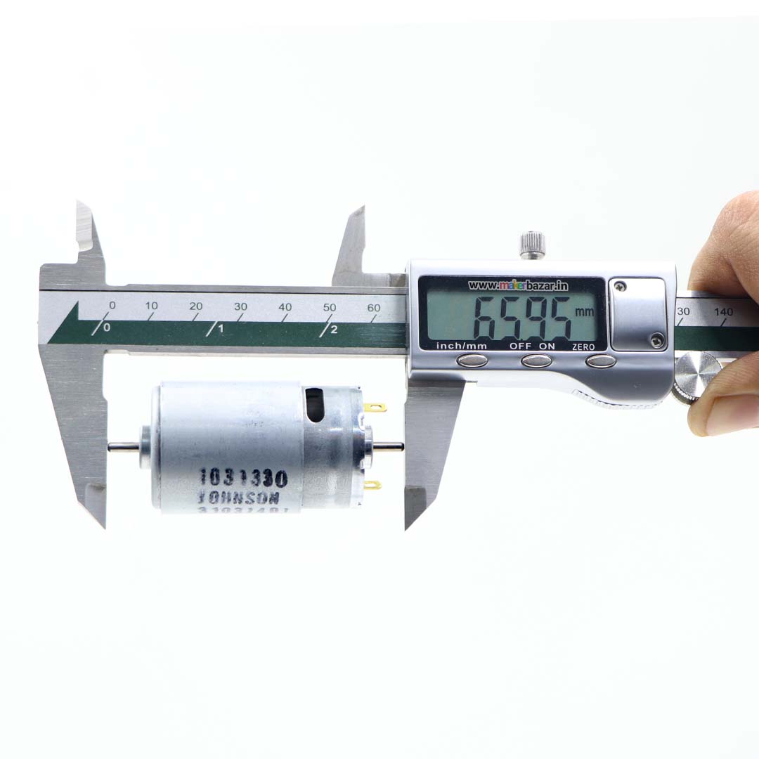 66x30 RS-395 1031330 Johnson Motor Dual Shaft DC 6-12V With Metal Clip