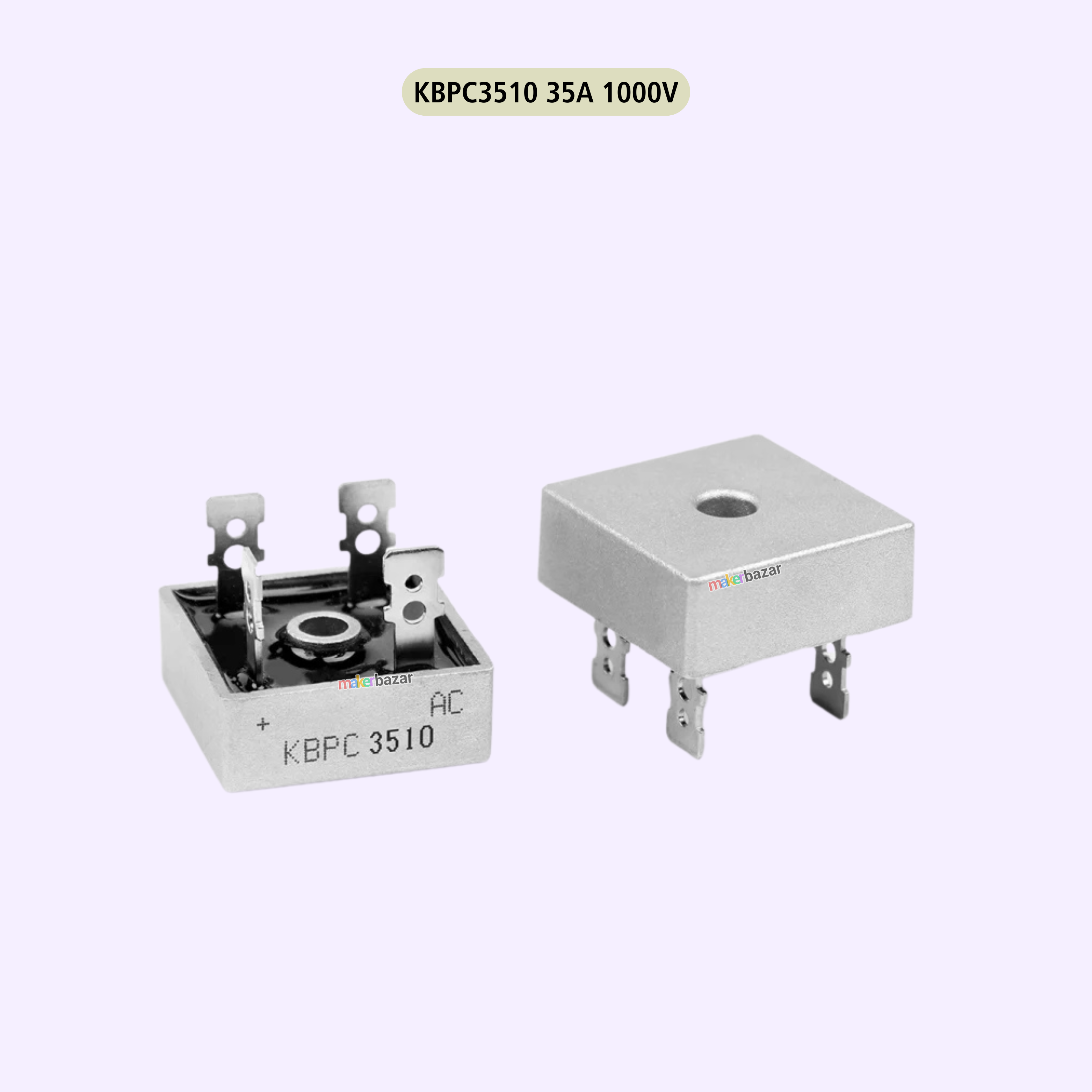 KBPC Diode Bridge Rectifier Module (AC to DC Conversion Module)