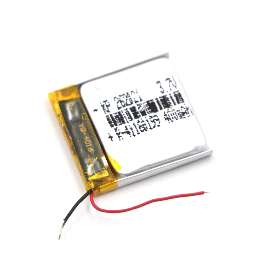 KP: 400mAh Lipo Battery - Single Cell 3.7V Lithium Polymer Battery