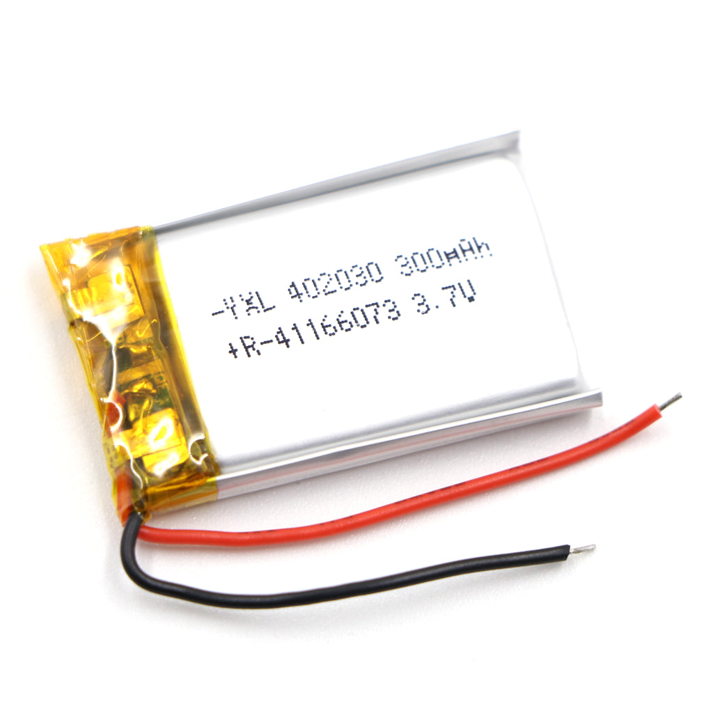KP: 3.7V 300mAh Lipo Battery - Single Cell Lithium Polymer Battery