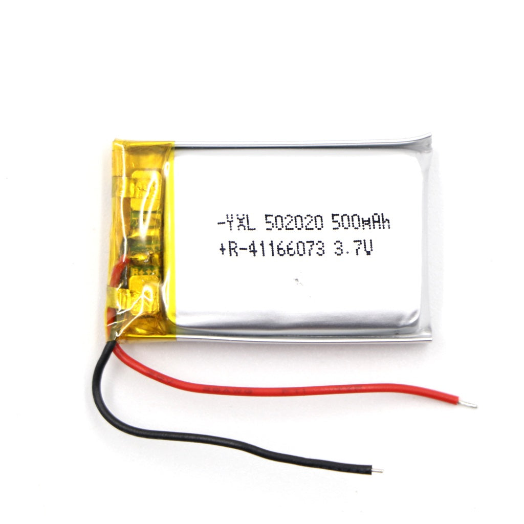 KP: 3.7V 500mAh Lipo Battery - Single Cell Lithium Polymer Battery