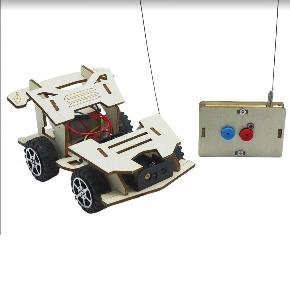 DIY Wooden Remote Controlled Racing Car Kit - Main Image