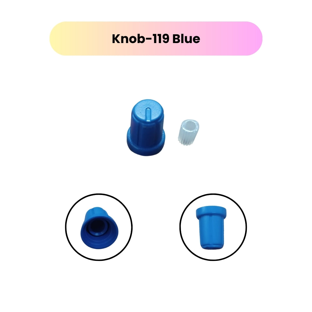 Knob-119 Colorful Rotary Control Knobs with Buffer