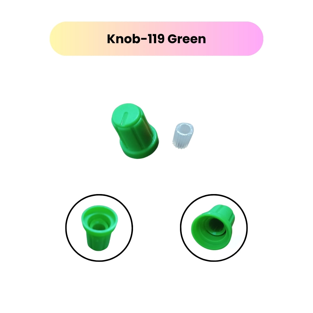 Knob-119 Colorful Rotary Control Knobs with Buffer