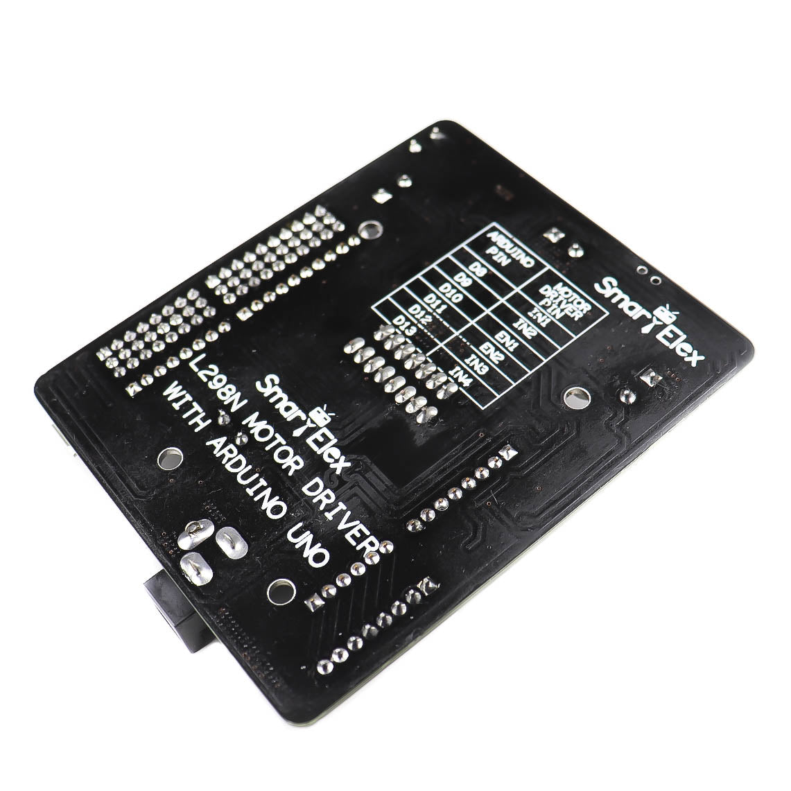 SmartElex L298N Motor Driver with Onboard Arduino Uno.