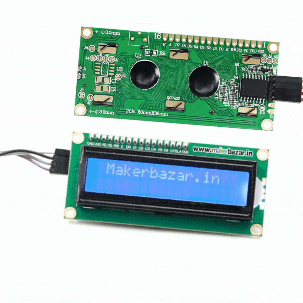 16x2 LCD1602 Parallel LCD Display With IIC I2C Interface