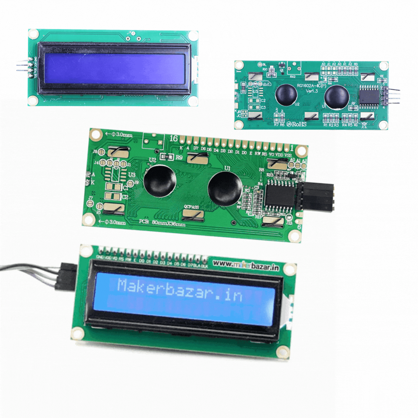 16x2 LCD1602 Parallel LCD Display With IIC I2C Interface