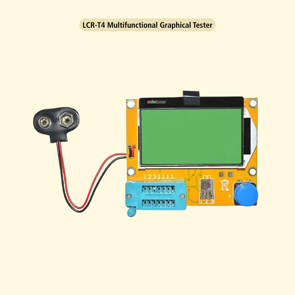 LCR-T4 Multifunctional Graphical Tester with ESR, LCR & 12864 LCD