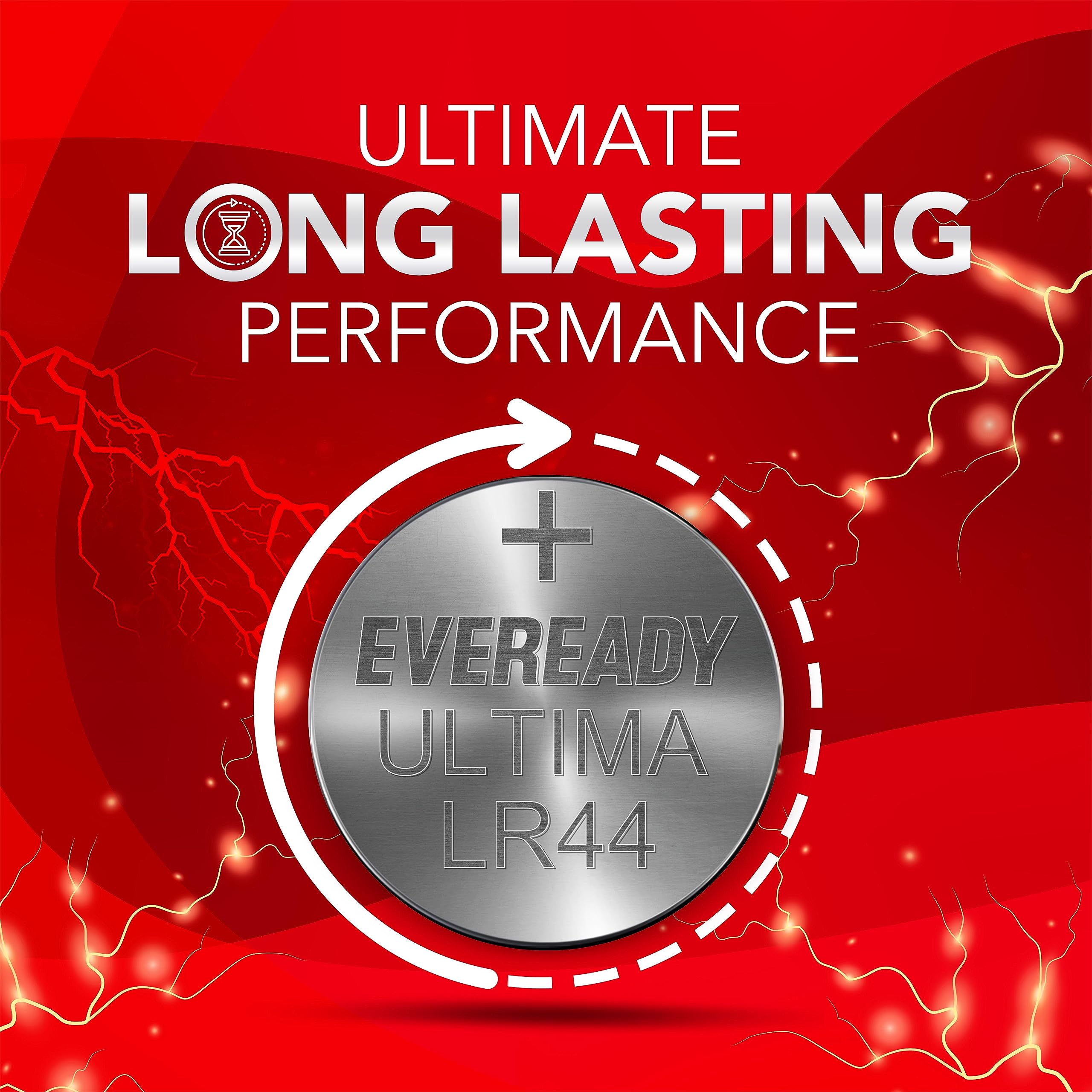 Eveready: 1.5V LR44 Round Lithium Coin Button Cells