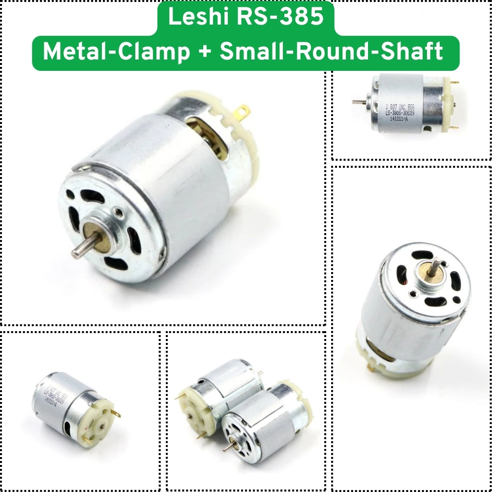 Leshi RS-385 DC Small Shaft Motor 6V-12V
