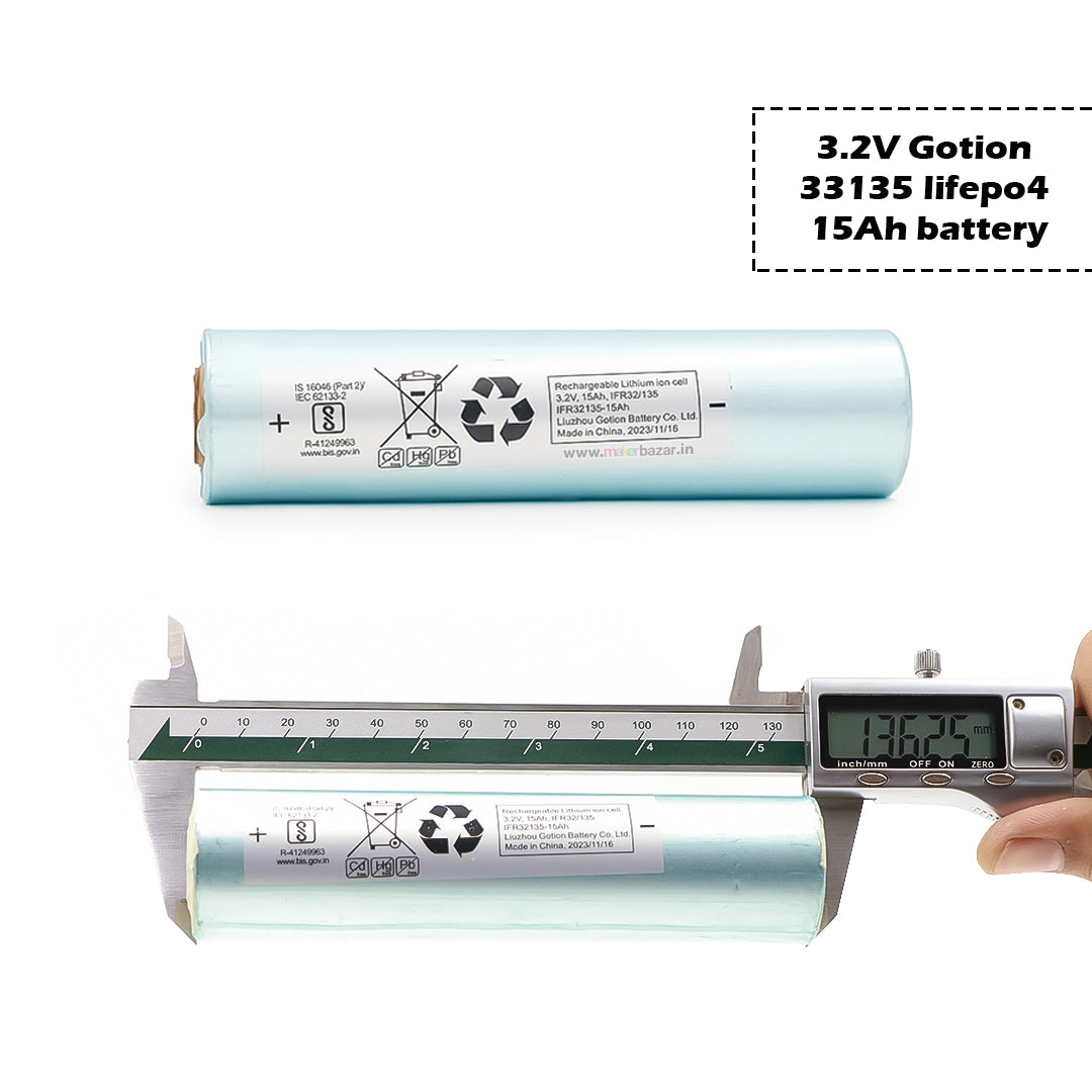 3.2V 33135 LiFePO4 15Ah Battery