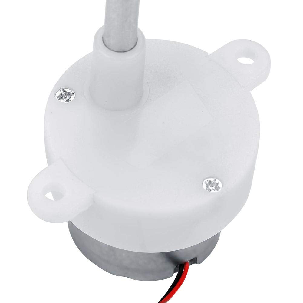 DC 3-12v Low RPM Long Shaft Turbine Worm Gear Motor Slow Reduction Gearmotor