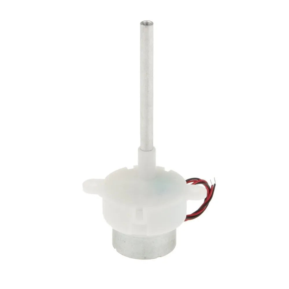 DC 3-12v Low RPM Long Shaft Turbine Worm Gear Motor Slow Reduction Gearmotor