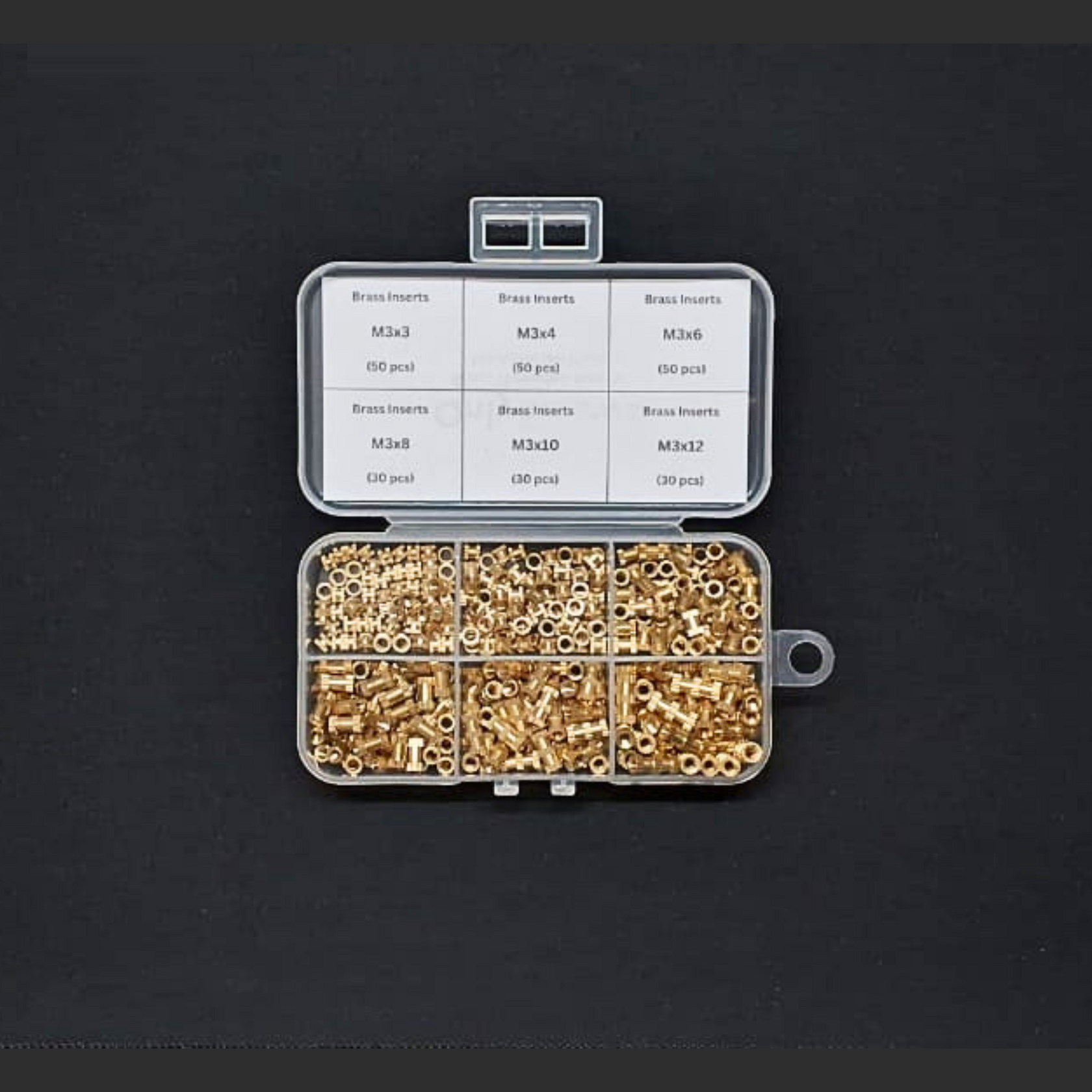 Brass Inserts Nut Assorted Pack