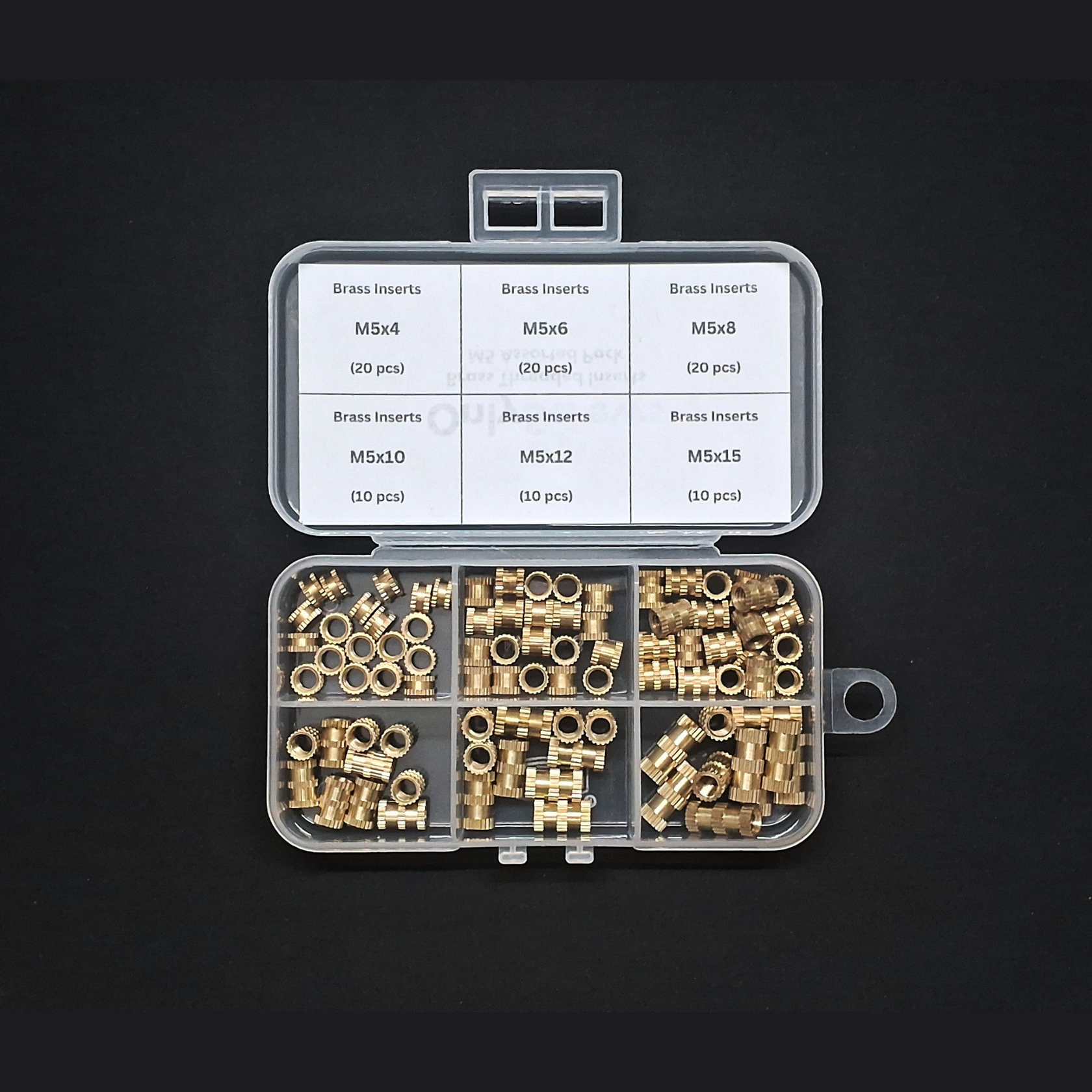 Brass Inserts Nut Assorted Pack