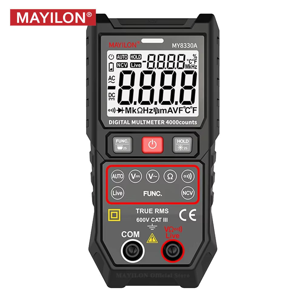 MY8330 Professional Digital Multimeter with Automatic Measuring Range