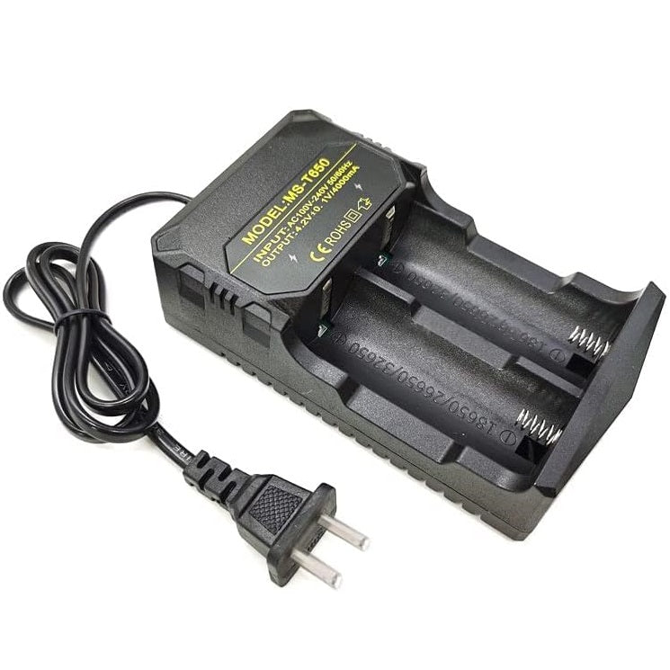 4.2V MS-T650 18650 32700 32650 Dual Li-ion Battery Charger