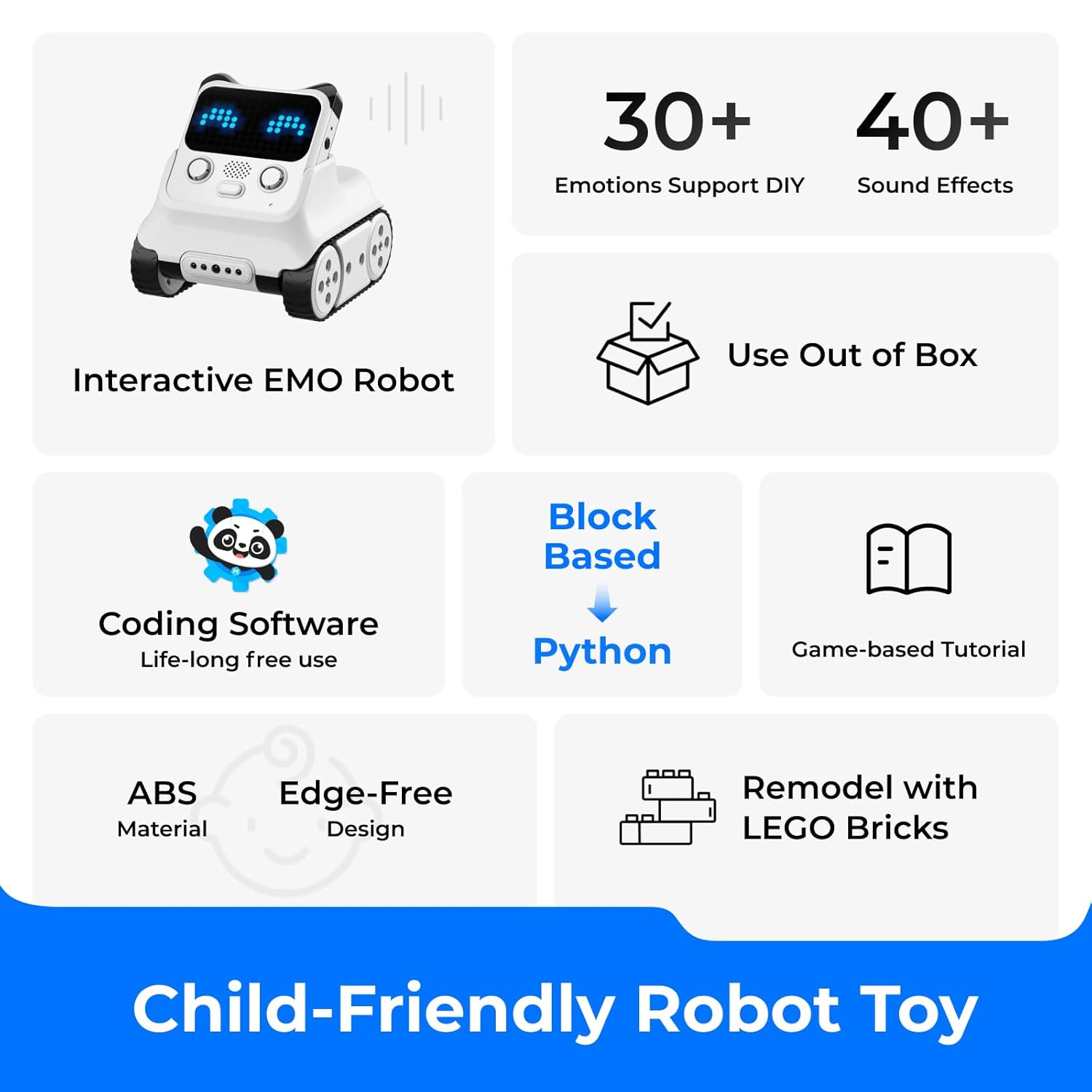 Makeblock Codey Rocky: Smart Robot Toy for Interactive Playing and Learning