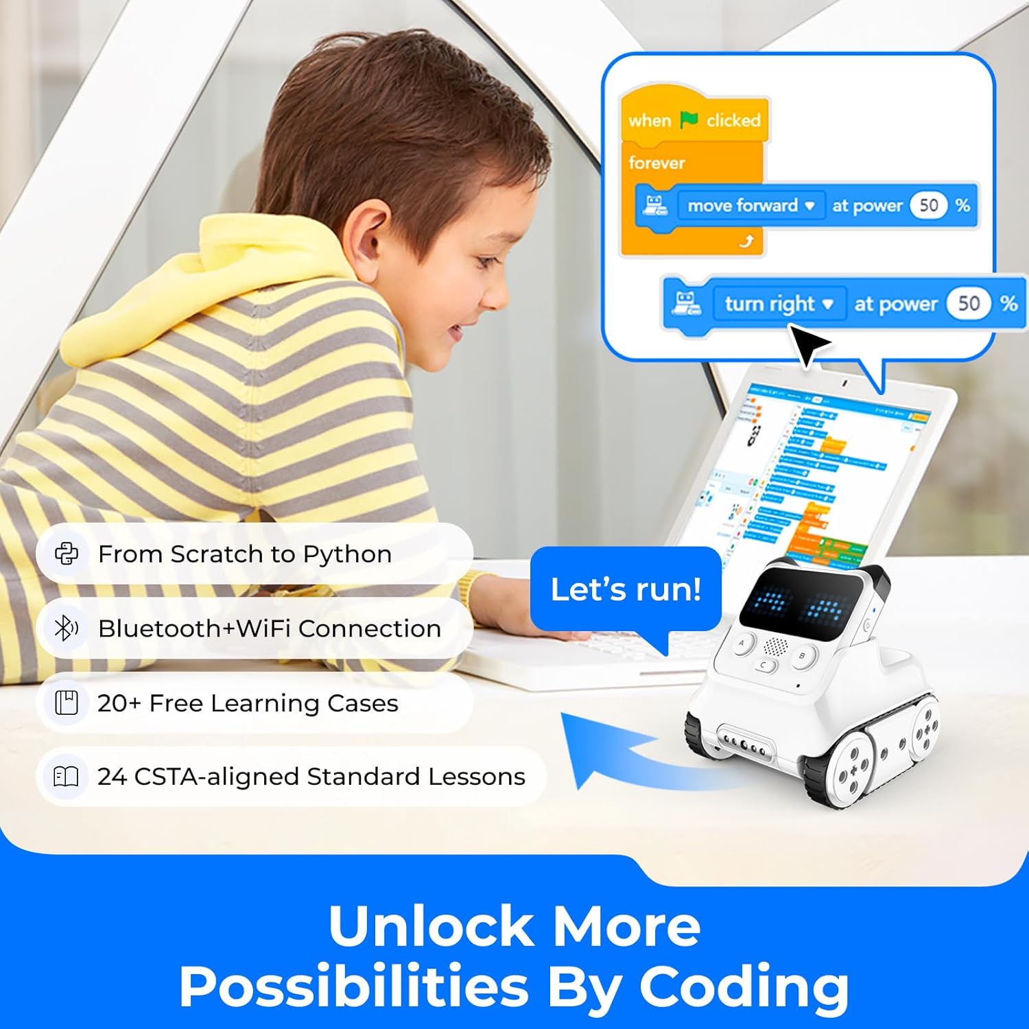 Makeblock Codey Rocky: Smart Robot Toy for Interactive Playing and Learning