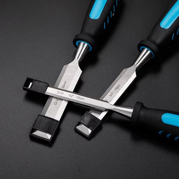 8-Piece Chisel Set with Sharpening Stone
