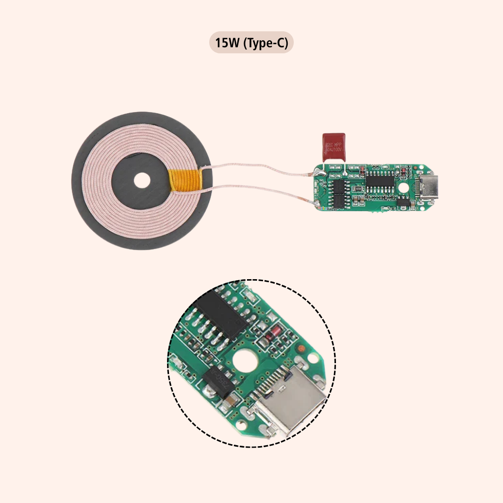 5V Fast Charging Wireless Charger PCBA DIY Accessories Standard