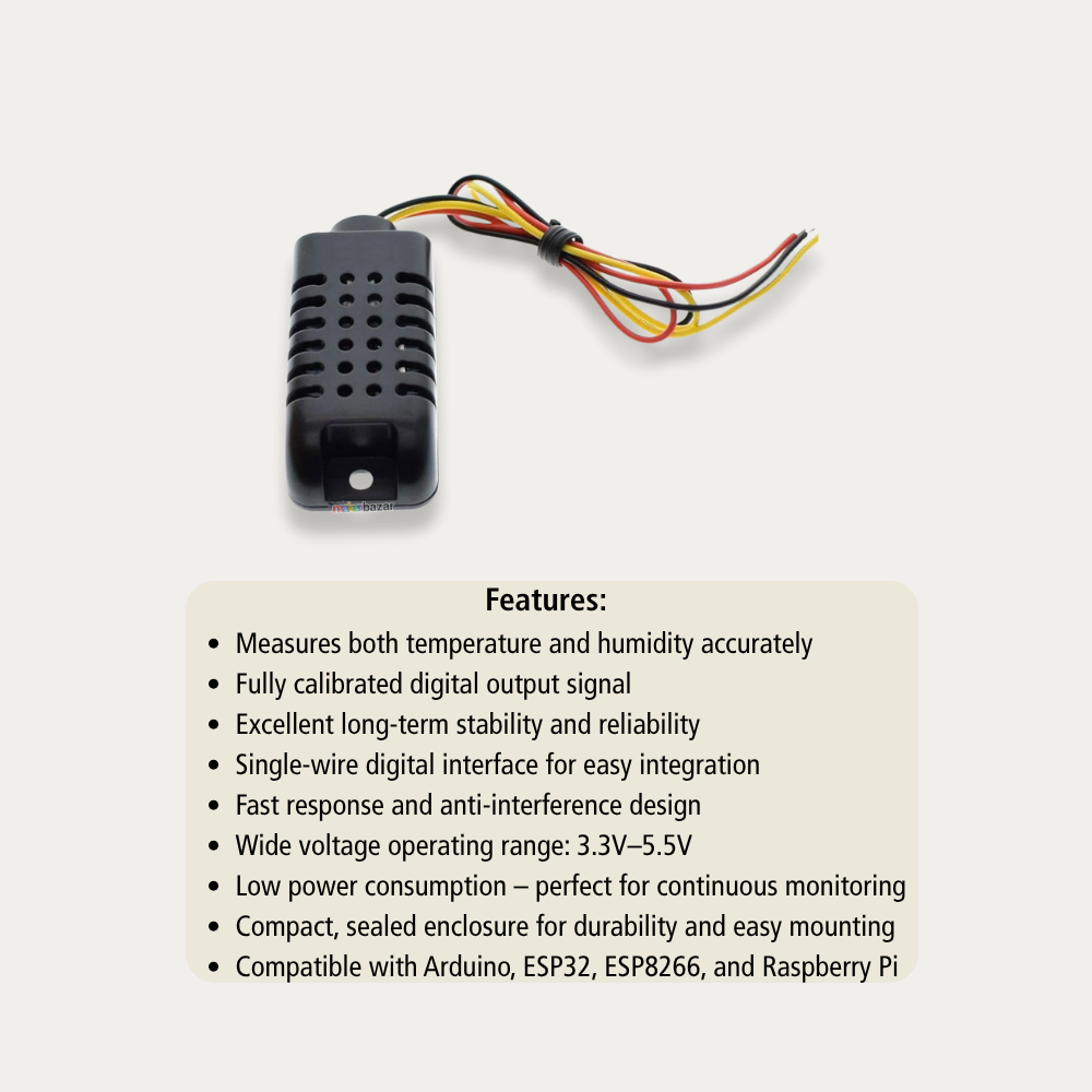 AM2301 DHT21 Temperature and Humidity Sensor Module