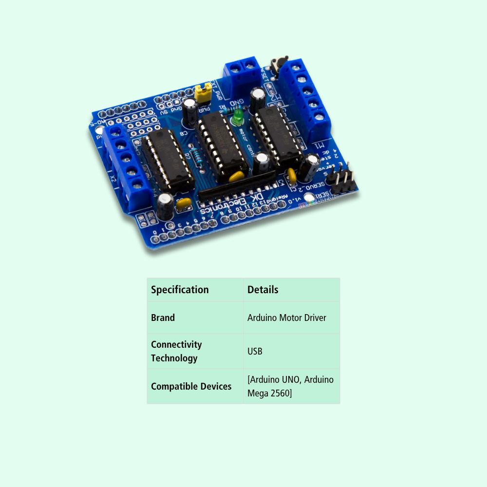 Arduino Motor Driver Shield L293D