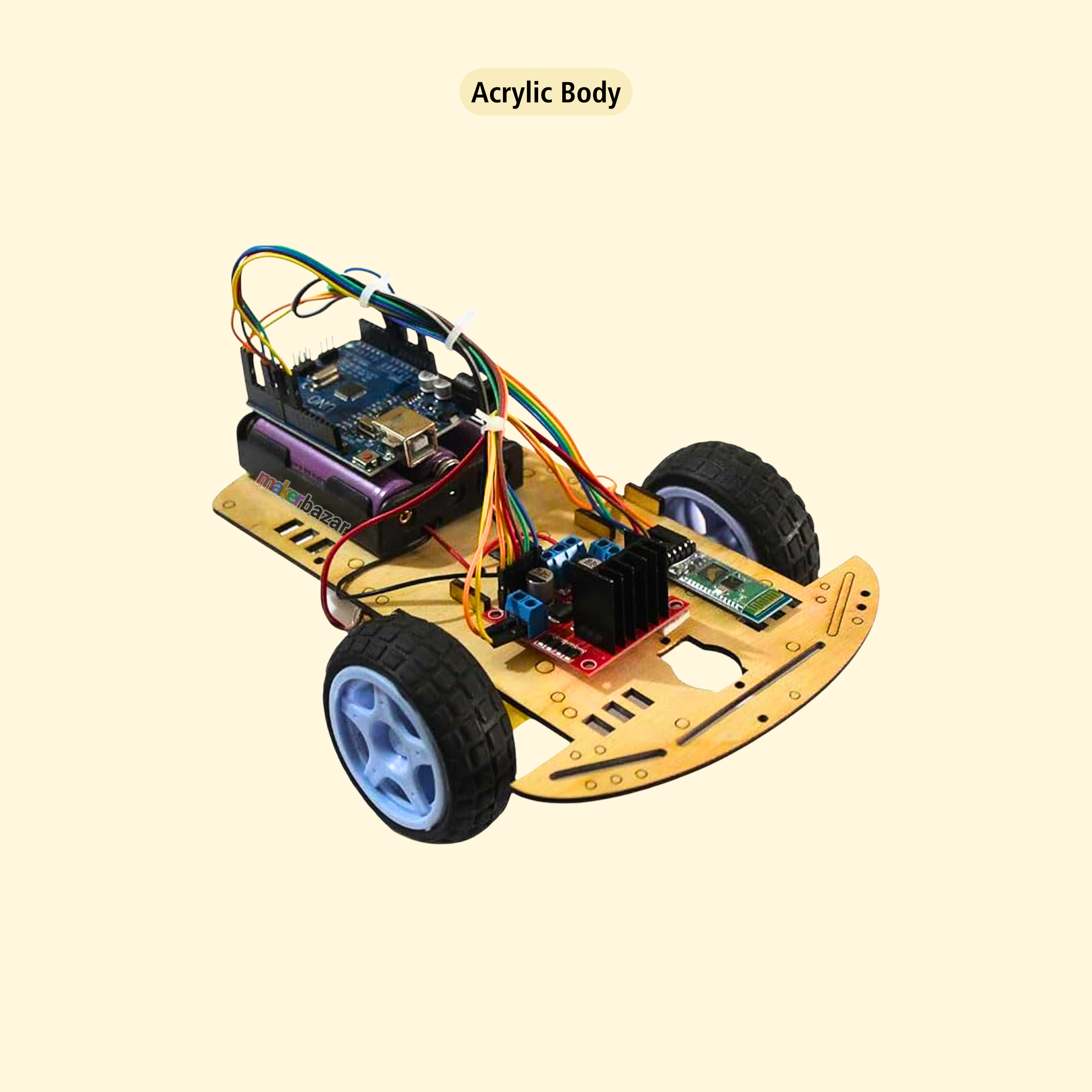 DIY Bluetooth Controlled Arduino Robot Kit