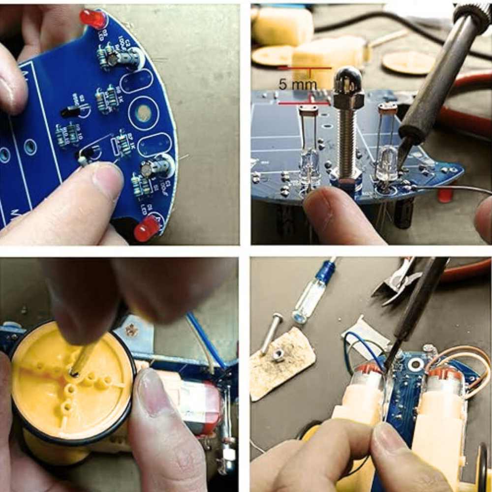 DIY D2-1 Intelligent Line Follower / Tracing Car Kit