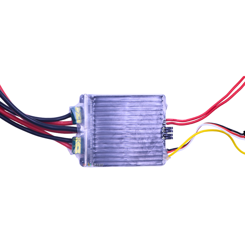 Dual Brushed ESC 80A Waterproof Speed Controller for RC Vehicles