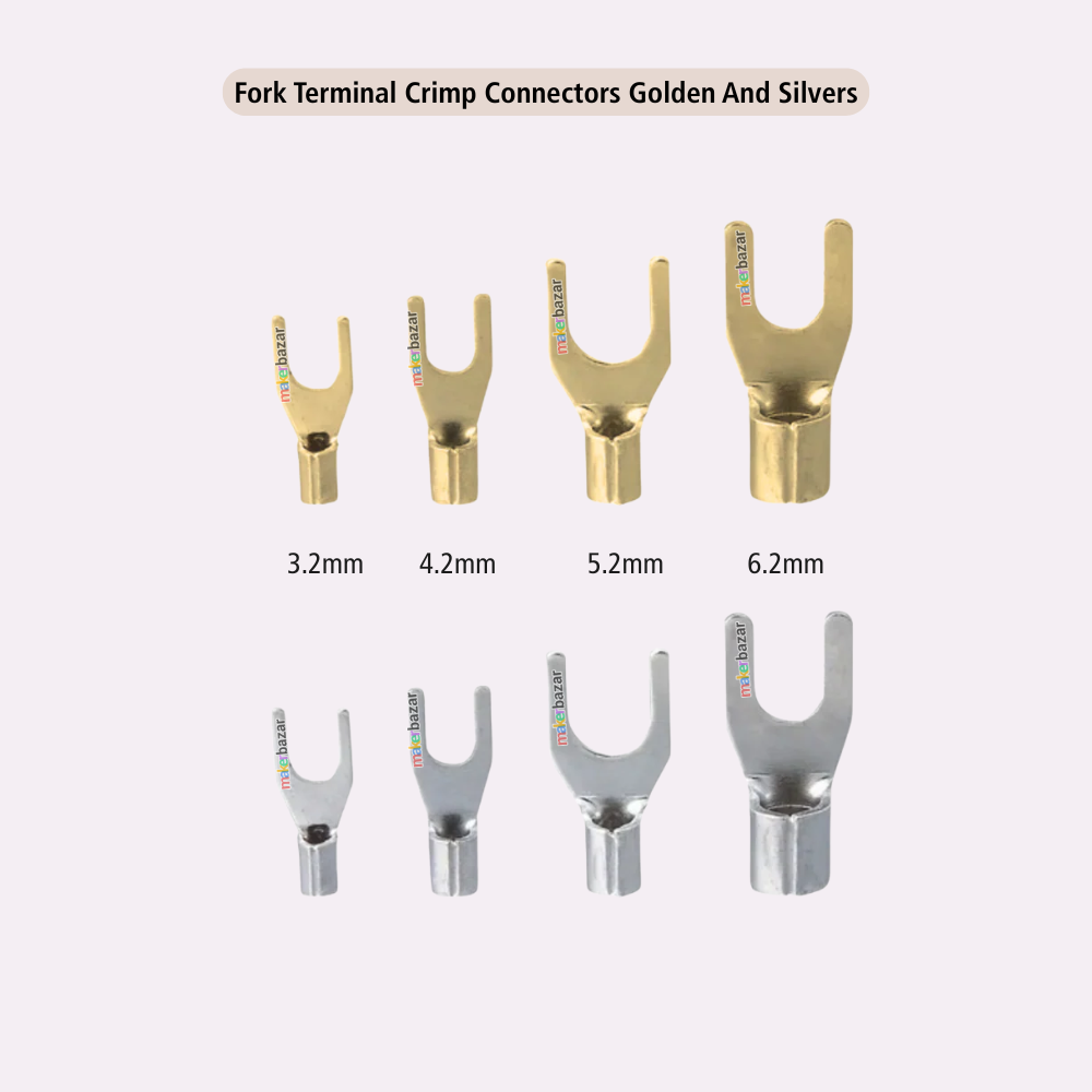 Non-Insulated Ring O-Type And Fork U-type Terminals Crimp Connectors