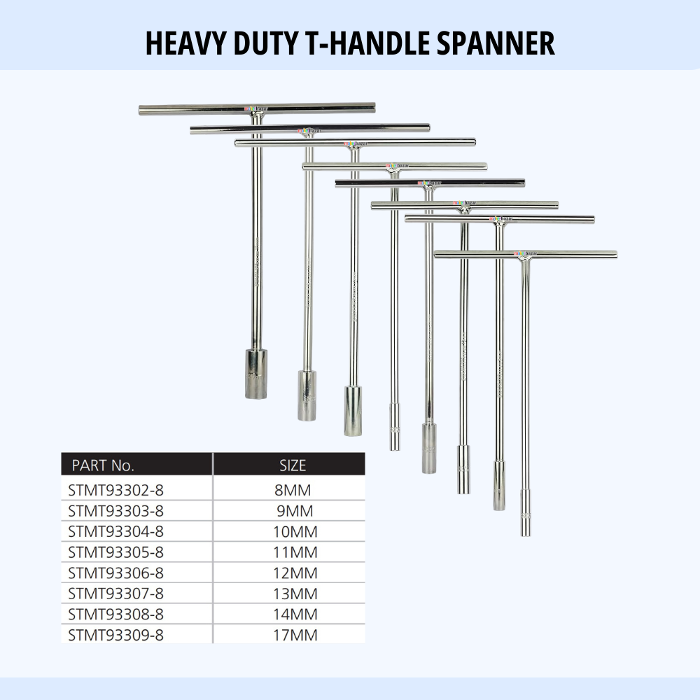 Stanley Heavy Duty T-Handle Spanner Set /Socket Wrench