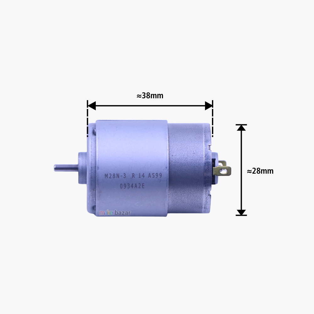 MITSUMI M28N-3 R 14 A599 Mini DC Motor