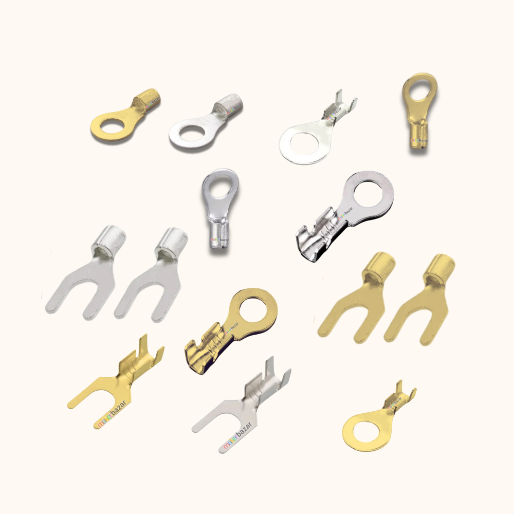 Non-Insulated Ring O-Type And Fork U-type Terminals Crimp Connectors