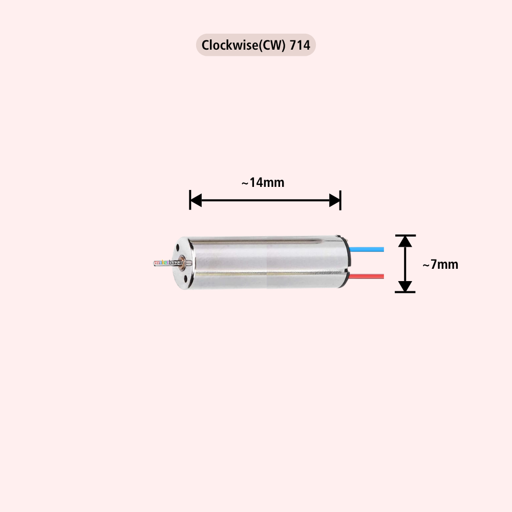 (Low Cost) Magnetic Micro Coreless Motor for Drones/Quadcopters/RC