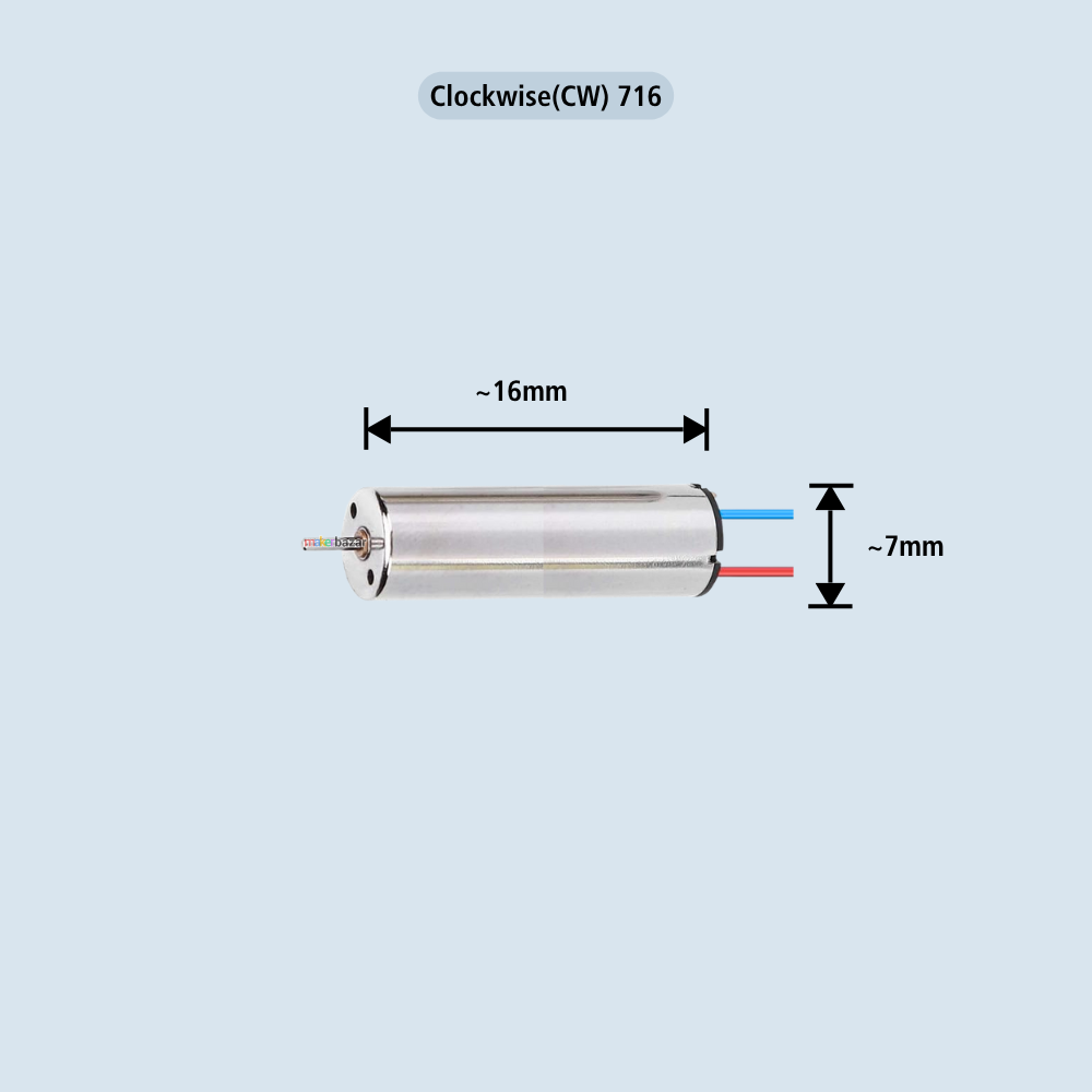 (Low Cost) Magnetic Micro Coreless Motor for Drones/Quadcopters/RC