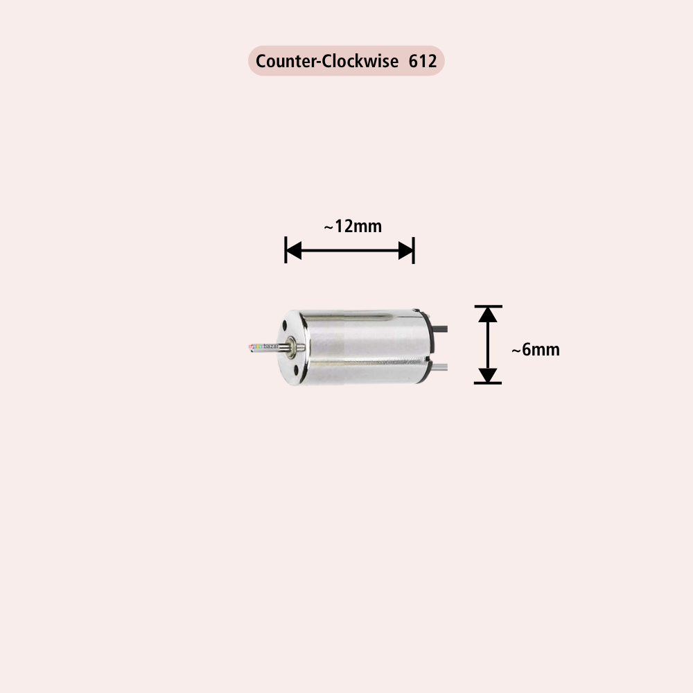 (Low Cost) Magnetic Micro Coreless Motor for Drones/Quadcopters/RC