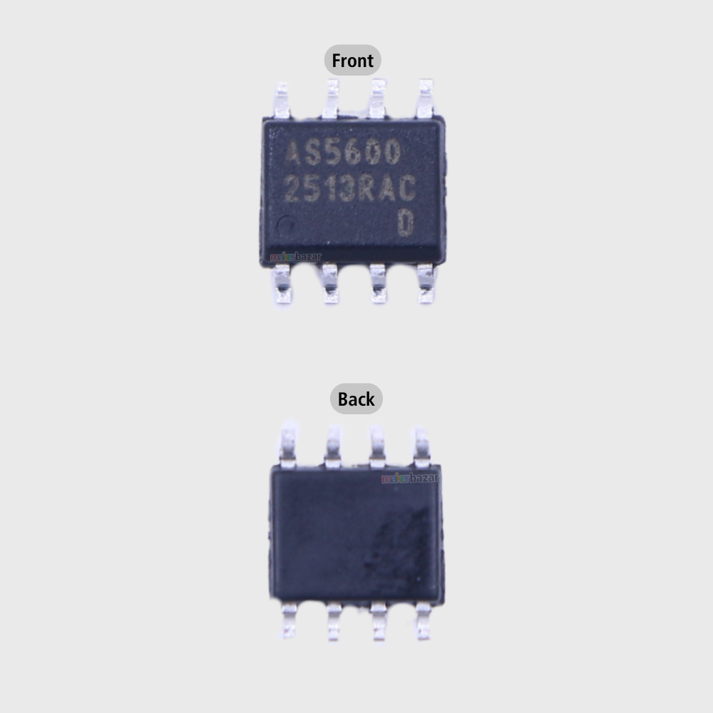 AS5600-ASOM AMS 360° Magnetic Rotary Position Sensor IC – SOIC-8 (ROHS)