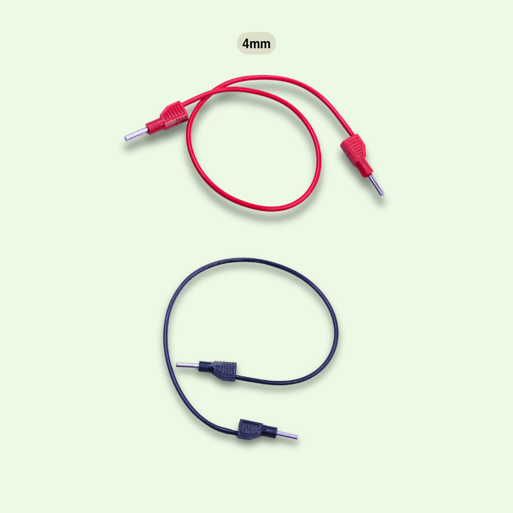 Stackable Banana Plug Male to Male Connector Probe (Pair)