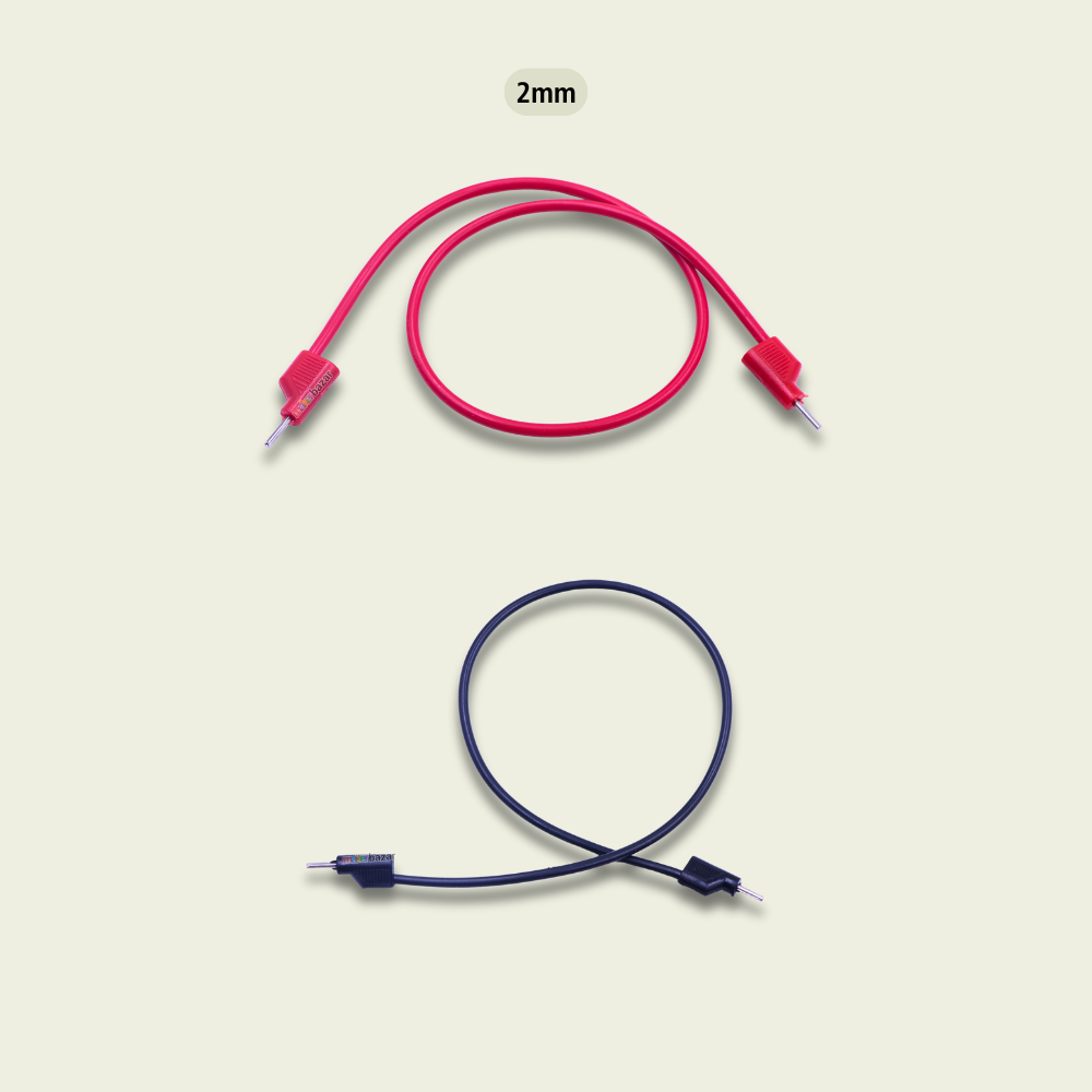 Stackable Banana Plug Male to Male Connector Probe (Pair)