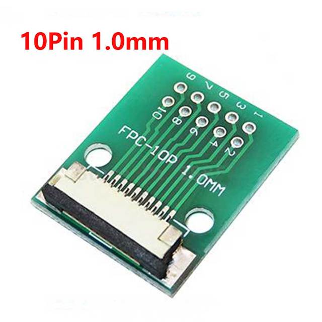 FFC / FPC Adapter Board 1mm to 2.54mm Soldered Connector