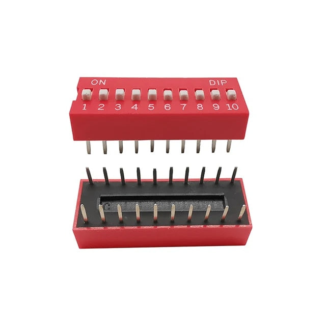 DIP Slide Switch 2.54mm Straight