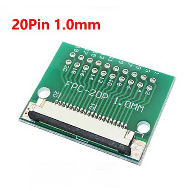 FFC / FPC Adapter Board 1mm to 2.54mm Soldered Connector