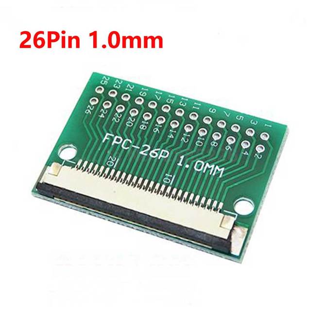 FFC / FPC Adapter Board 1mm to 2.54mm Soldered Connector
