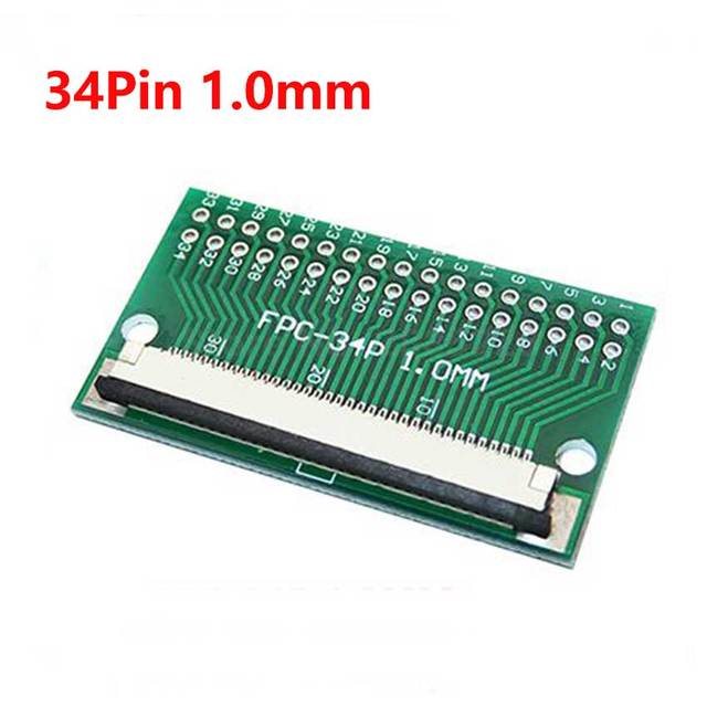 FFC / FPC Adapter Board 1mm to 2.54mm Soldered Connector