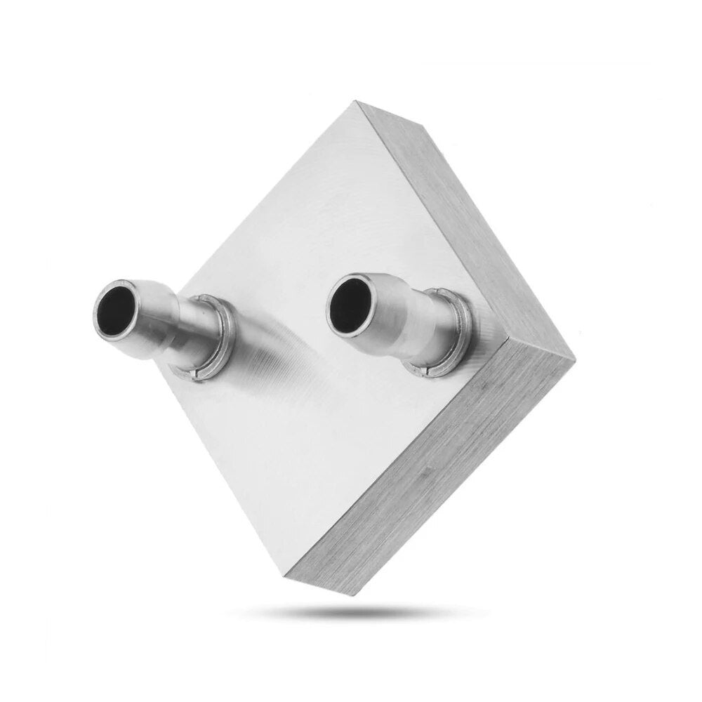Upward Nozle Aluminium Water Cooling Block/Container/Head/Plate for CPU Radiator HeatSink and DIY projects